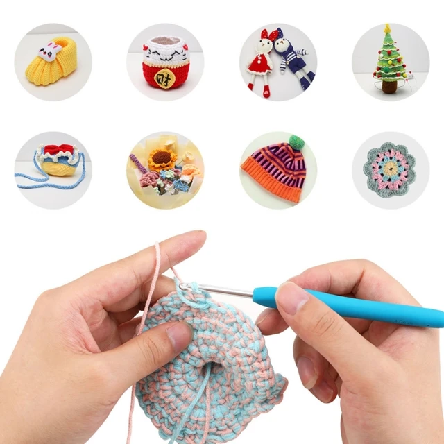 Crochet Hooks, Crochet Needle for Crocheting Yarn Handicrafts, Ergonomic  Handle - AliExpress
