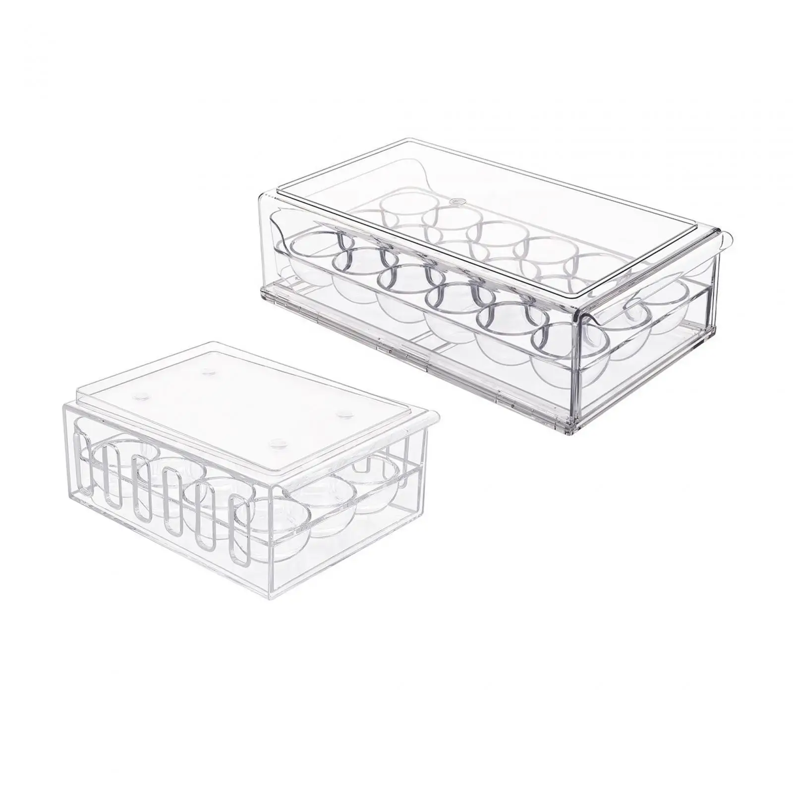 Kitchen Egg Drawer Box Saving Container Fridge Storage Box for Pantry Fridge Refrigerator Kitchen Cabinet