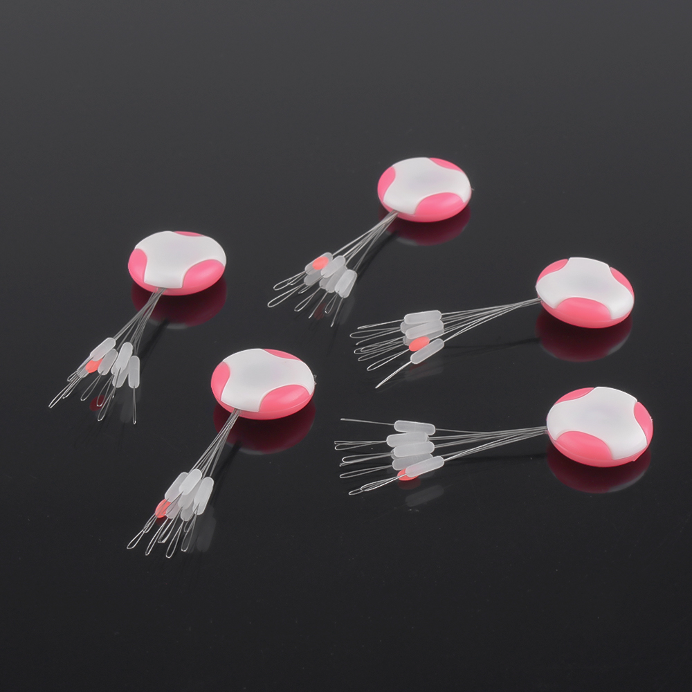 DNDYUJU 80 stücke/10 satz Float Space Bean Wels Karpfen Angeln Float Weiß Gummi Space Beans Zylindrischen Stopper angeln Bobber – Detail 9