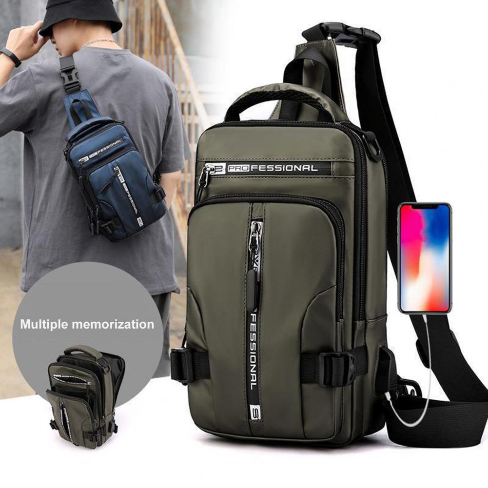 Title 3, Brusttasche mit USB-Ladeanschluss, Outdoor-Kreu...