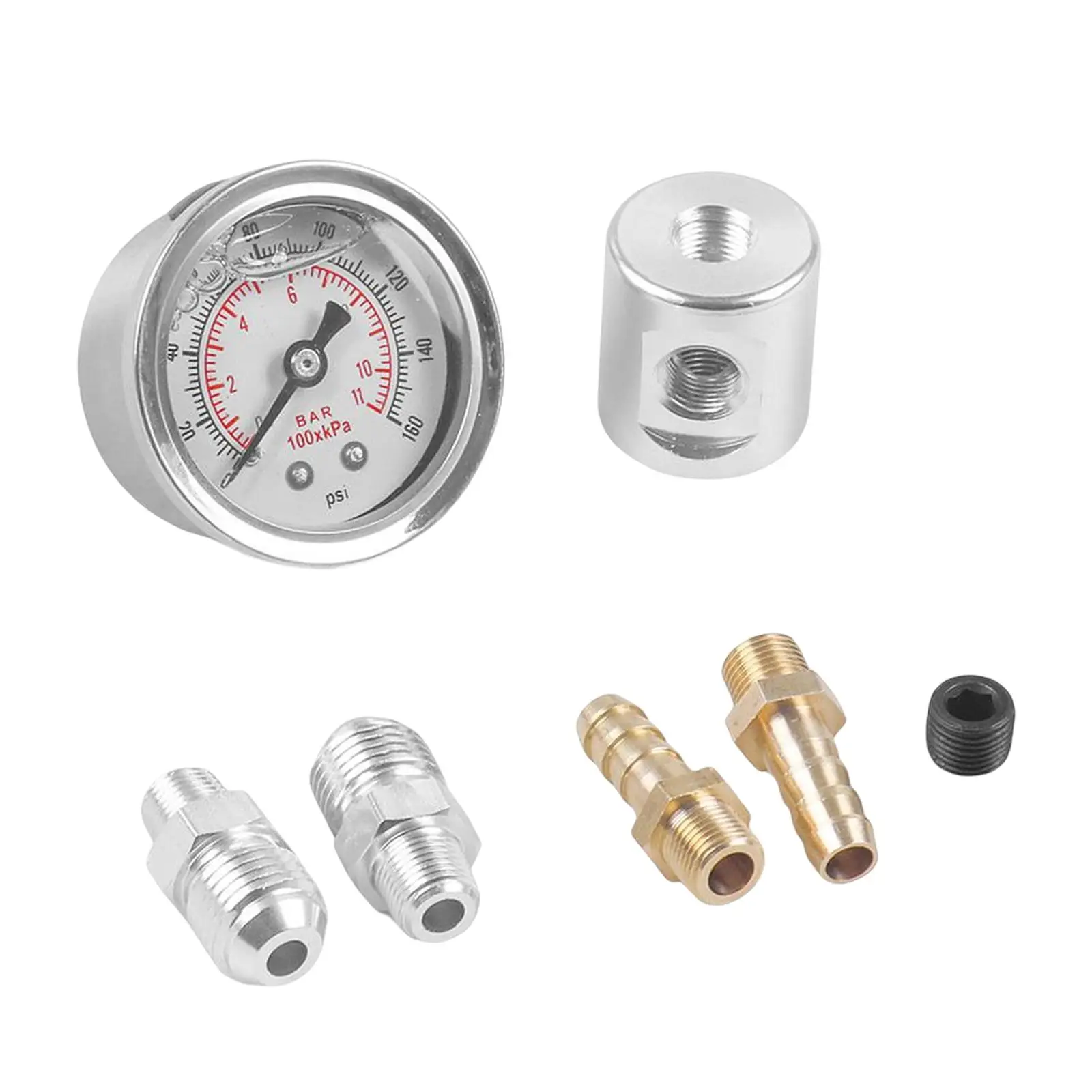 Fuel Pressure Gauge 1/8 NPT Professional Accessories Fit for `88-`00