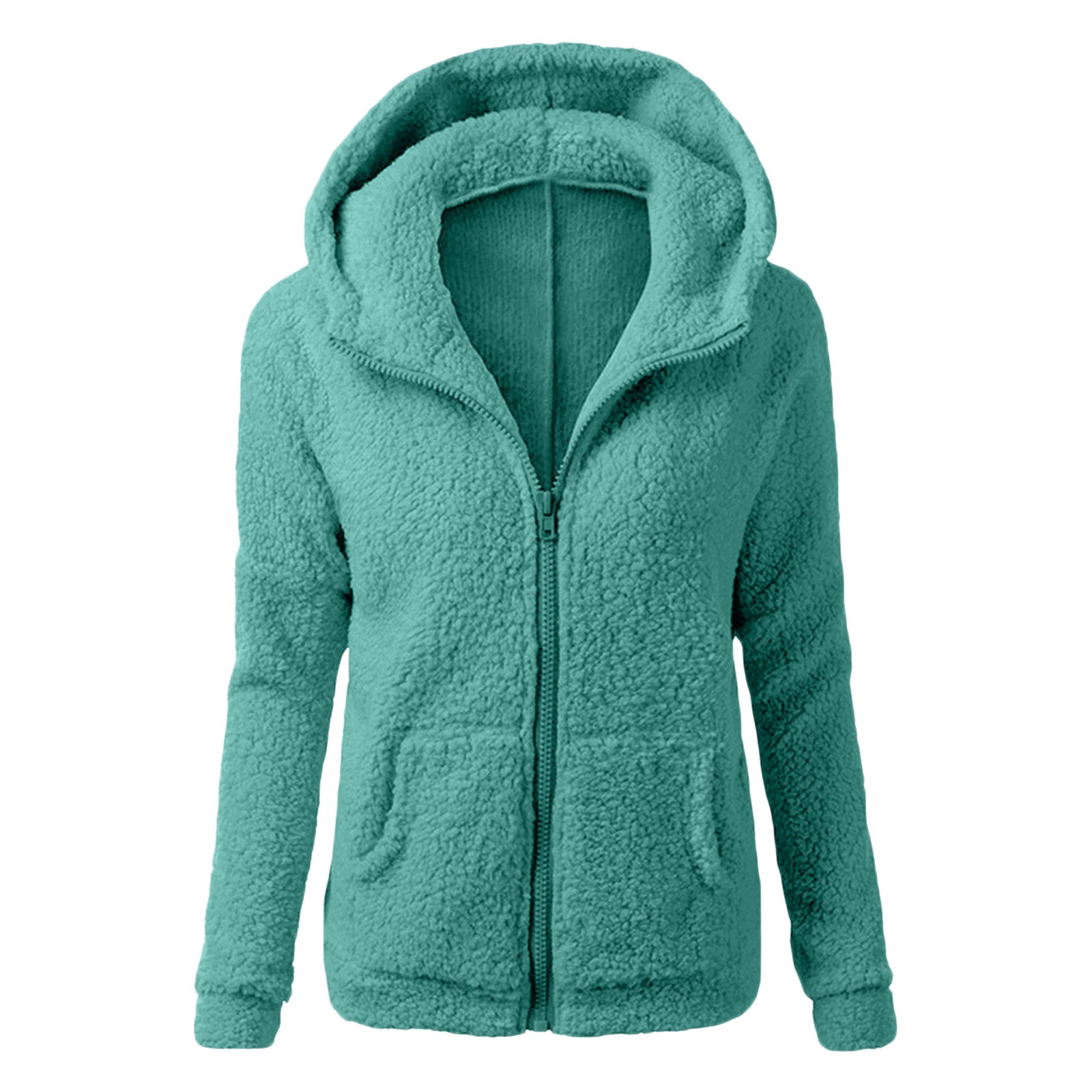 Title 5, Y2k Solid Color Zip Up Hoodies Women Sweatshirt...