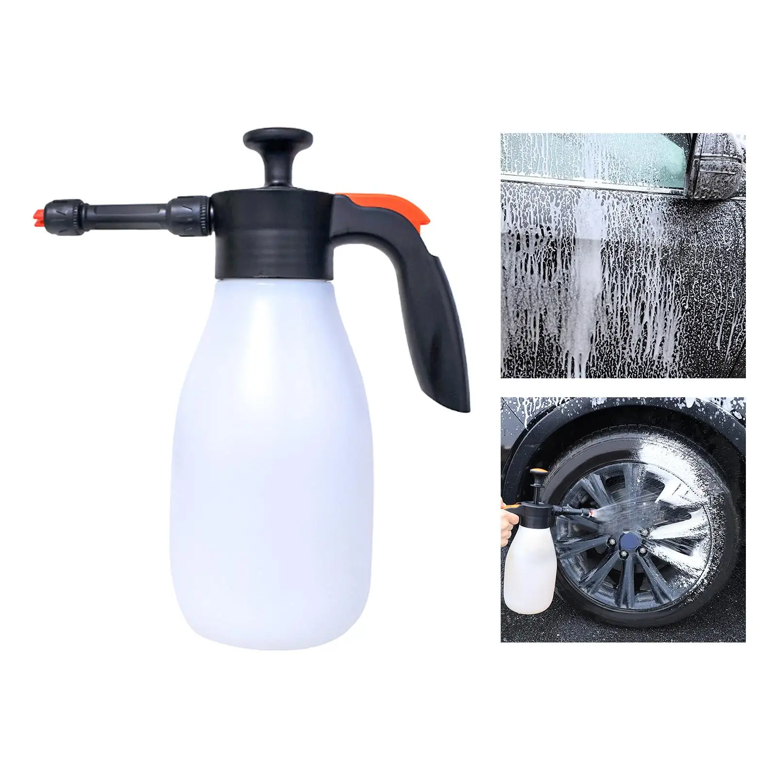 Foam Watering Can High Pressure Washer Spray Nozzle Fit for Car Washing Pets Showering