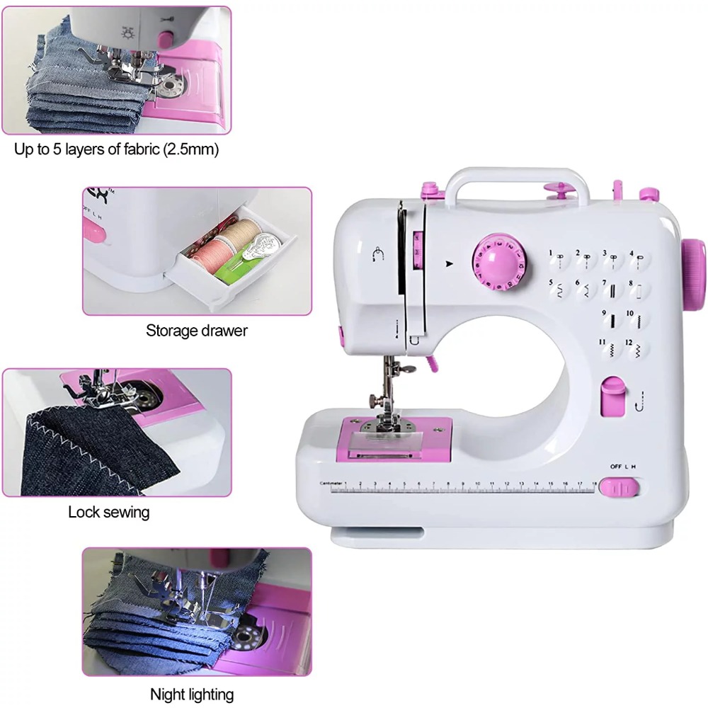 Title 4, Nex Ne-Cs141W-M Portable Mechanical Sewing Machine