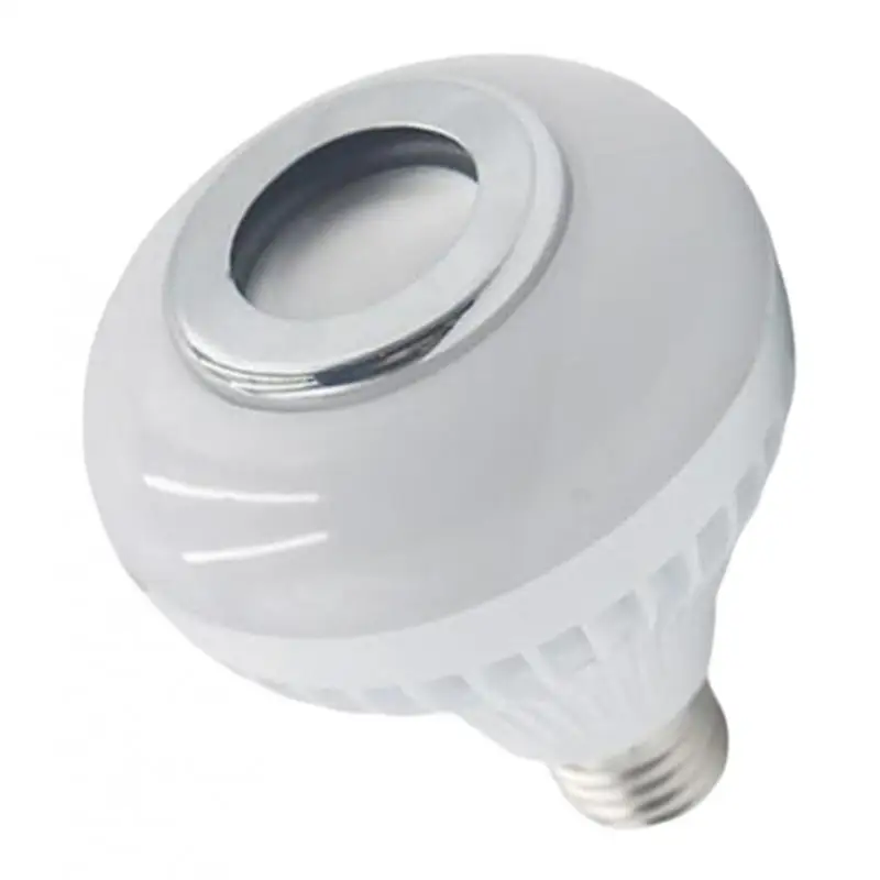 LED Light Bulb Bluetooth Speaker E27 Lamp Wireless - With Remote Control, 132x93.8mm