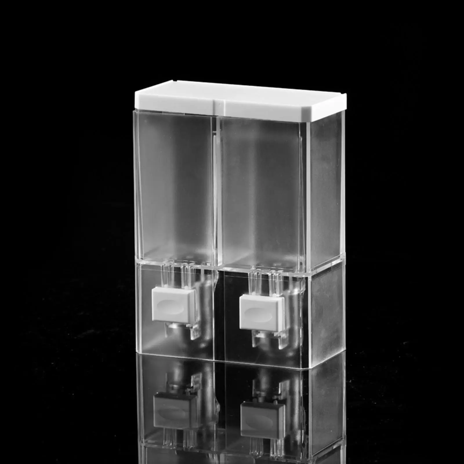 Liquid Soap Dispenser Double Head Wall Mount Quantitative Refill Gel Liquid Conditioner for Accessories