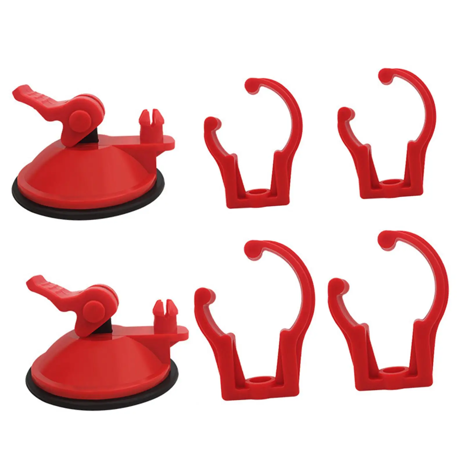 Aquarium Heater Suction Cups Clips for Fish Tank Tubing Airline Tube Clamps Fish Tank Heating Rod Suction Clip Water Pipes