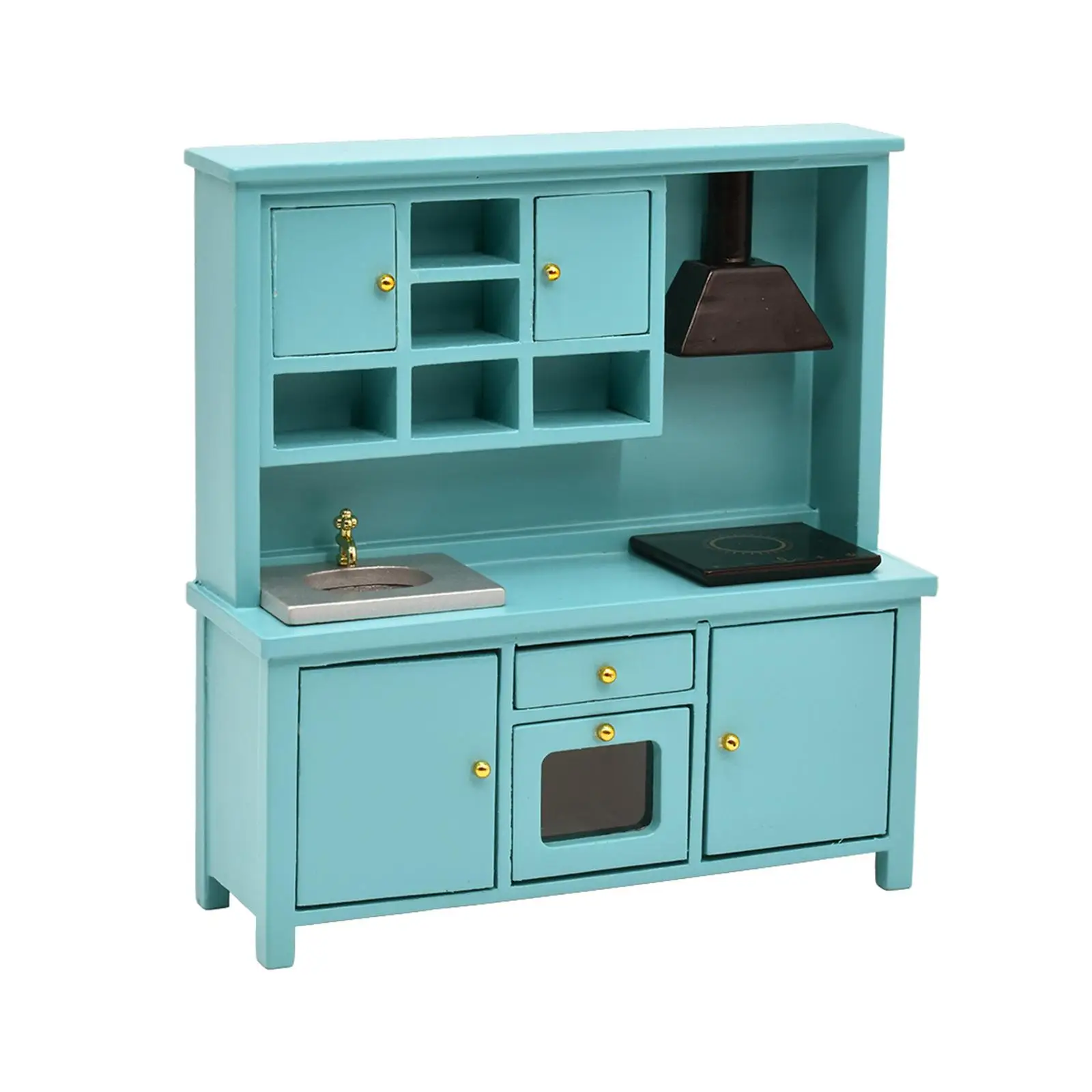 Mini Cabinet Furniture Dollhouse Kitchen Accessories for Micro Landscape