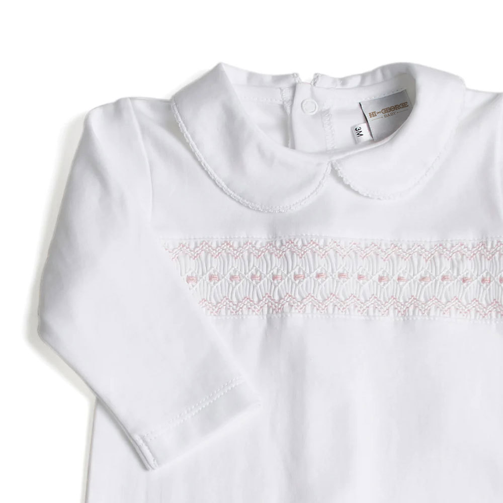 Spanisch Baby der Kleidung Baby Baumwolle Kleidung Krabbeln Kleidung Baby der Taufe Lange Hülse Im Inneren Romper Neugeborenen Baby Kleidung – Detail 5