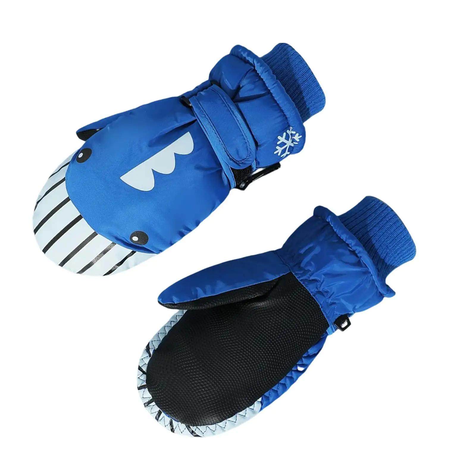 Mittens Adjustable Practical Comfortable Thickened Connecting Lock Insulated Snow Ski Gloves for Boys Girls Children Outdoor