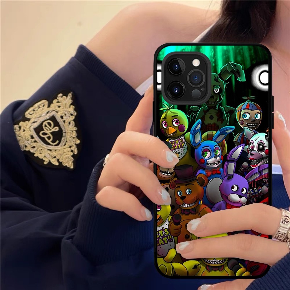 Чехол для телефона Fnaf Animatronics для iPhone 14 13 12 Mini 11 Pro XS Max  X XR SE 6 7 8 Plus, мягкий силиконовый чехол | AliExpress