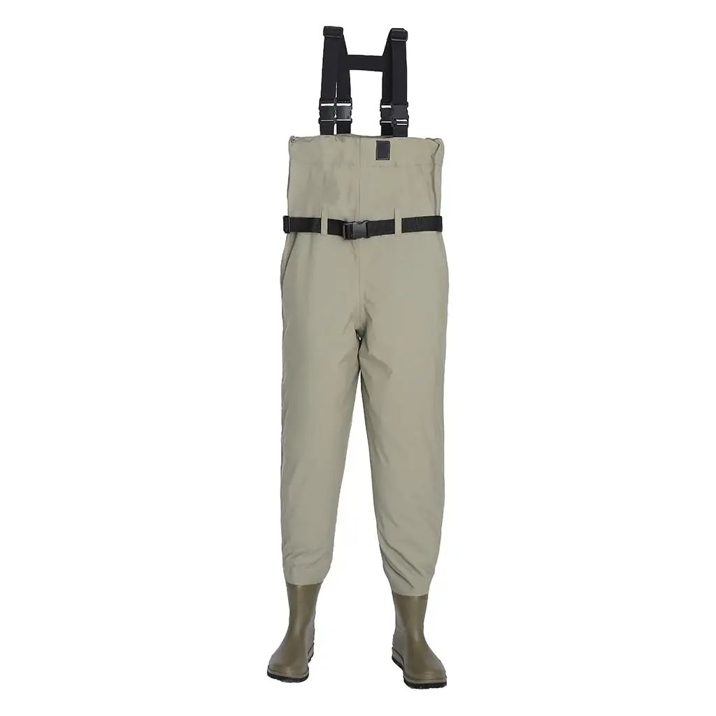 Bootfoot Chest Wader, Nylon Waterproof Fishing & Hunting Waders for Men and Women