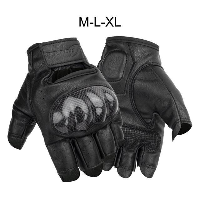 Motorcycle Gloves Half Finger Hard Fit for Racing Motocross