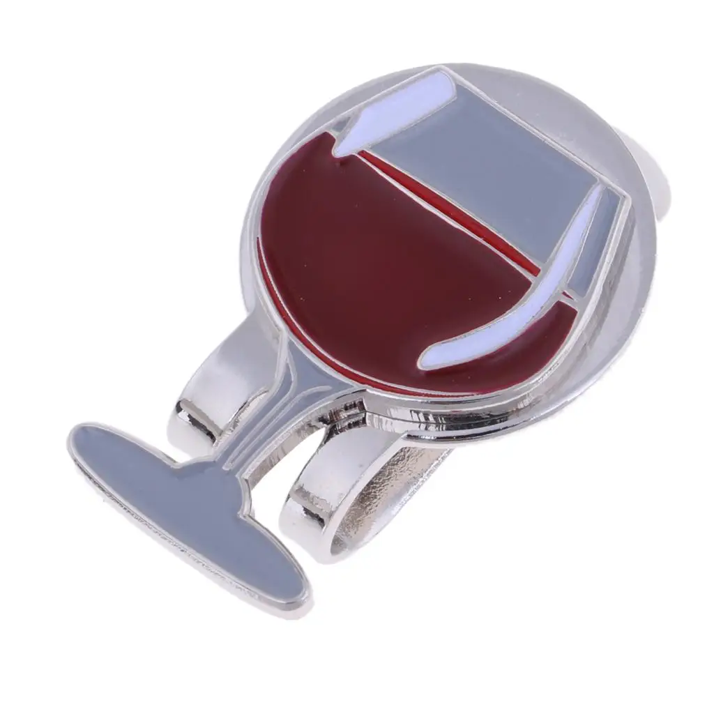 Creative Patterns Soft Enamel Golf Ball Marker with Hat Clip Golfer Gift Accessories