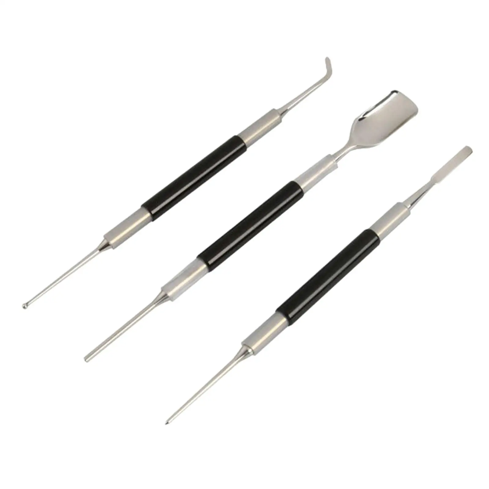 3Pcs Professional Jacquard Needle Pull Flower Needle 210mm Coffee Carving pen Home Use Kitchen