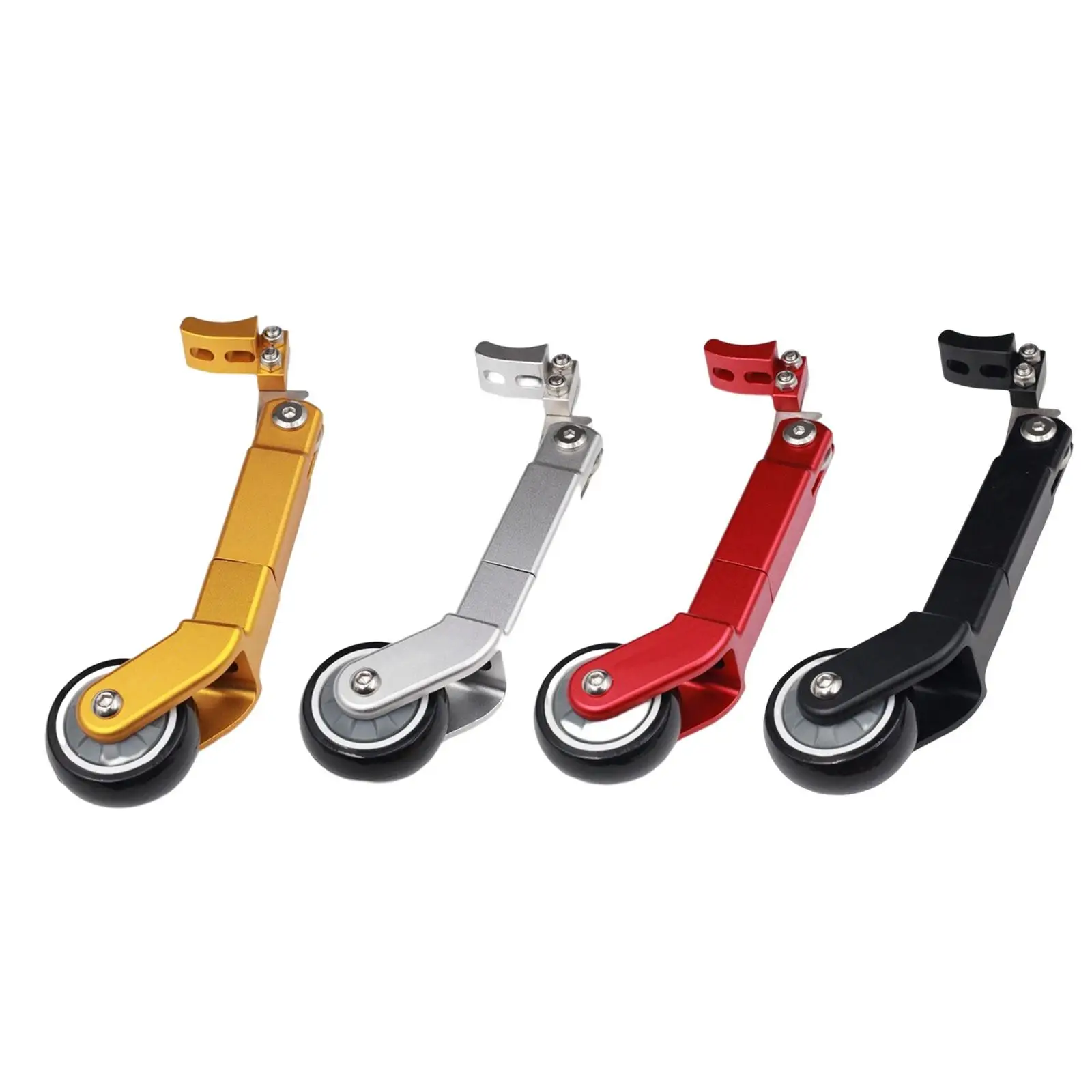 Bikes Easy to Push Wheel 360 Auxiliary Casters Caster for Folding Bike