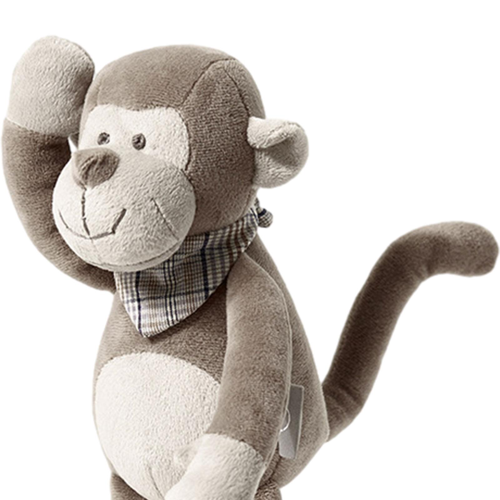 Monkey Plush Toy Cute Plush Animal Figures Valentine's Day Gifts Plush Monkey Stuffed Toy for Home Kids Room Couch Ornament