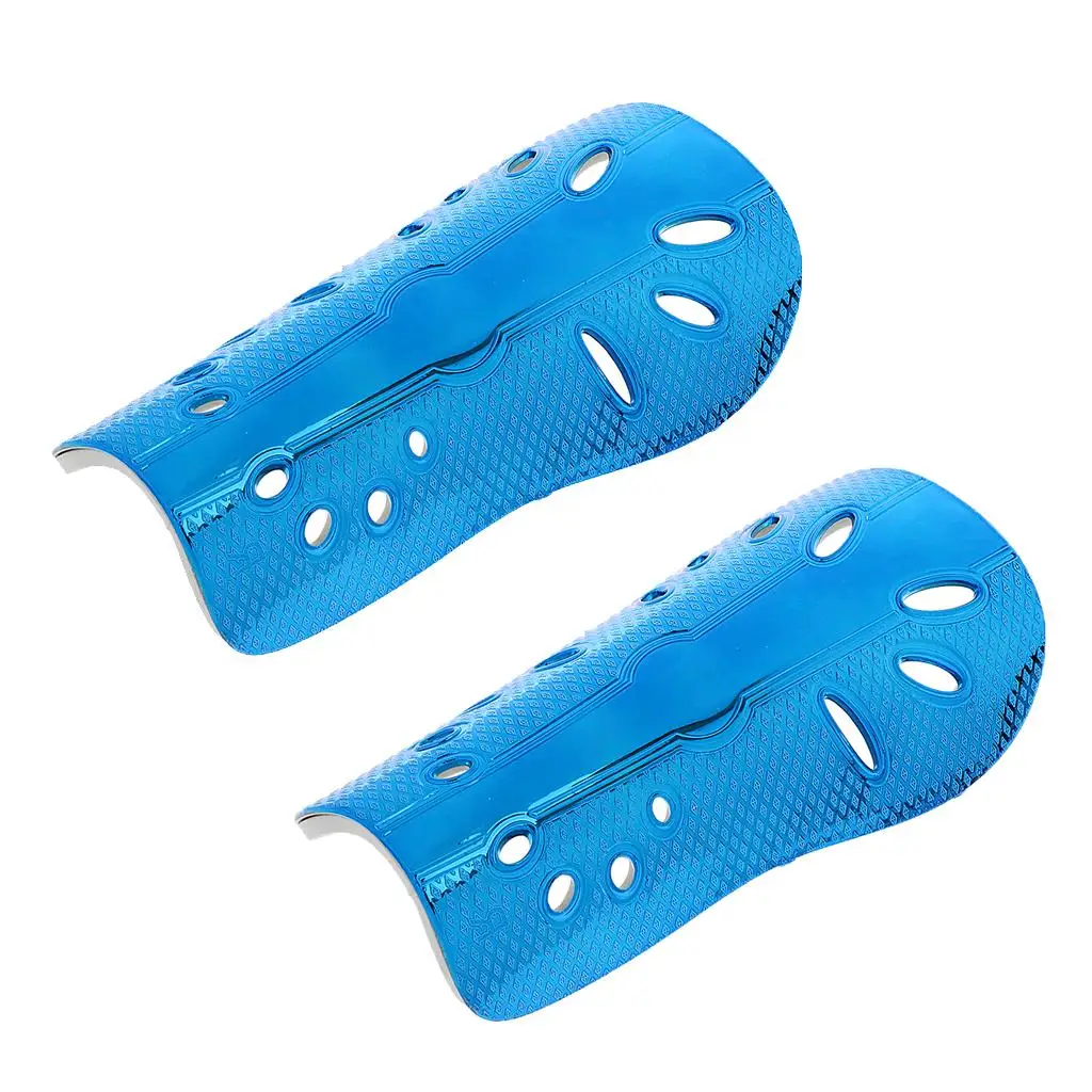 Electroplated Shin Guard Pads Shinguard Soccer Protective Gear