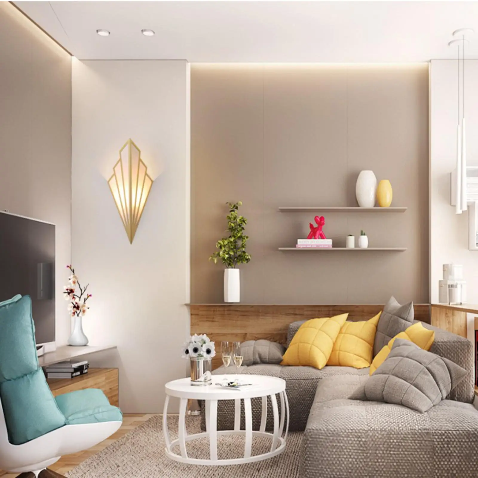  Light Bedside Sconce, LED Lamp Fixture,for Bedrooms Decor,Dining room,Living room, Study room,Gift
