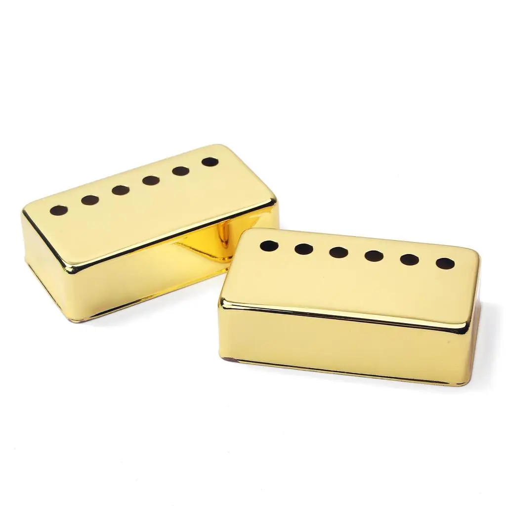 Pack of 2 Guitar Neck+Bridge  Pickup Cover  for LP SG  Electric Guitar Golden