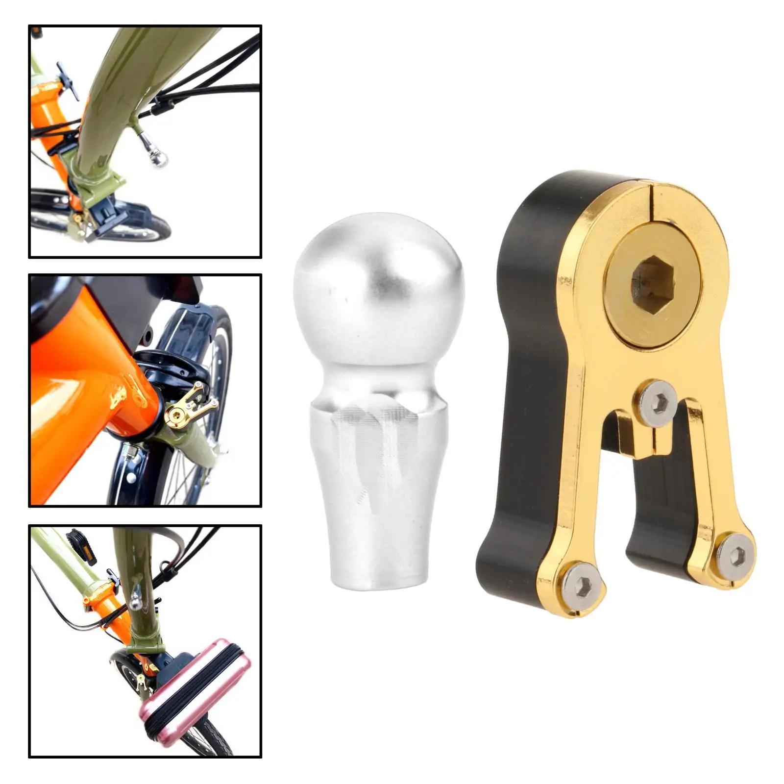 Handlebar Catcher Fixing Buckle Fit for  Foldable Bike Accessories