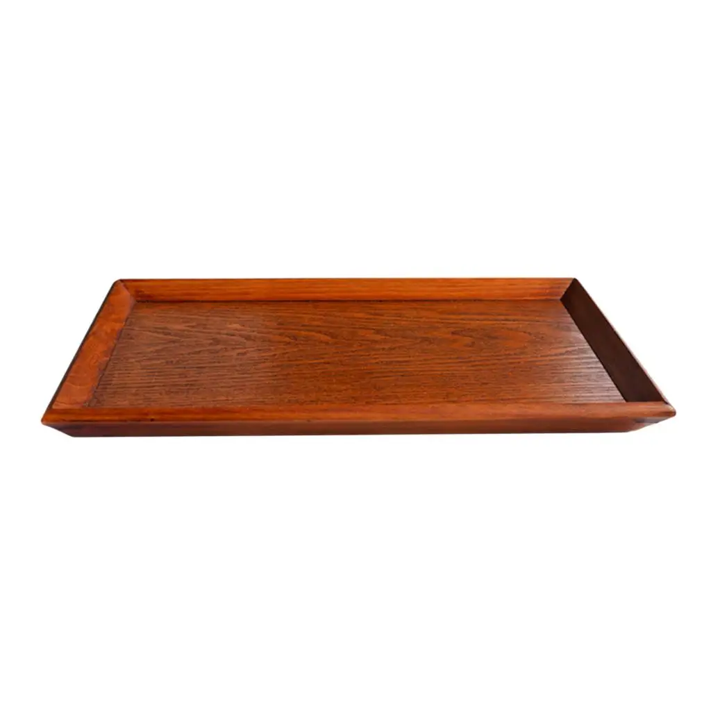 Wooden Serving Tray Coffee Tea Drinks Breakfast Food Decorative