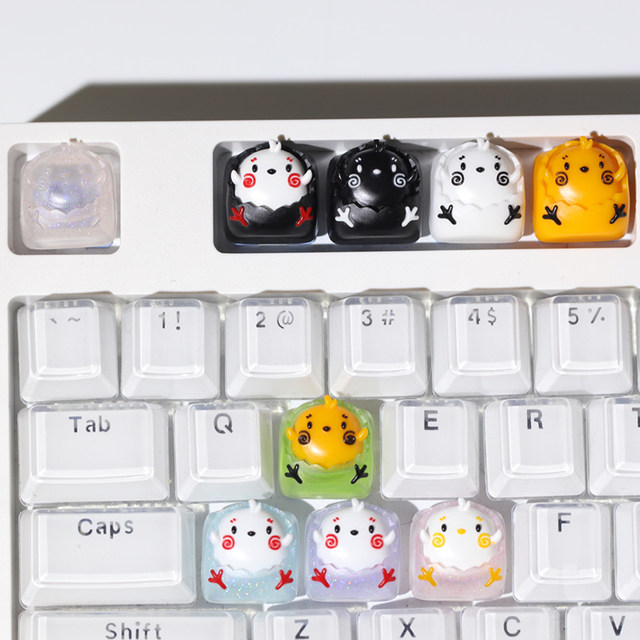 手作りのシックなテーマのキーキャップ,パーソナライズされた