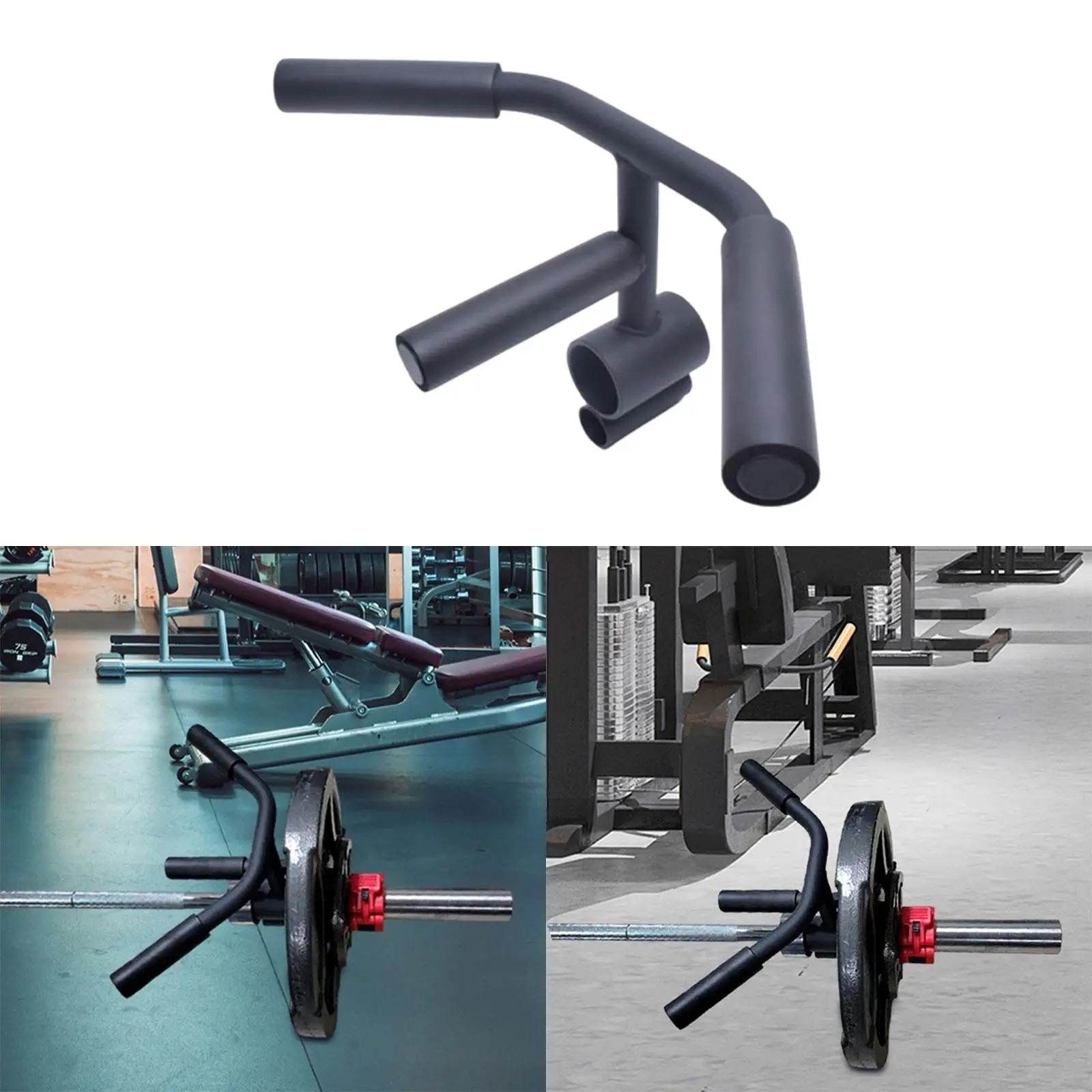Lightweight T Bar Row Landmine Attachment Equipment Home Gym Easy to Install for Barbell Deadlift Triceps Strengthens Back