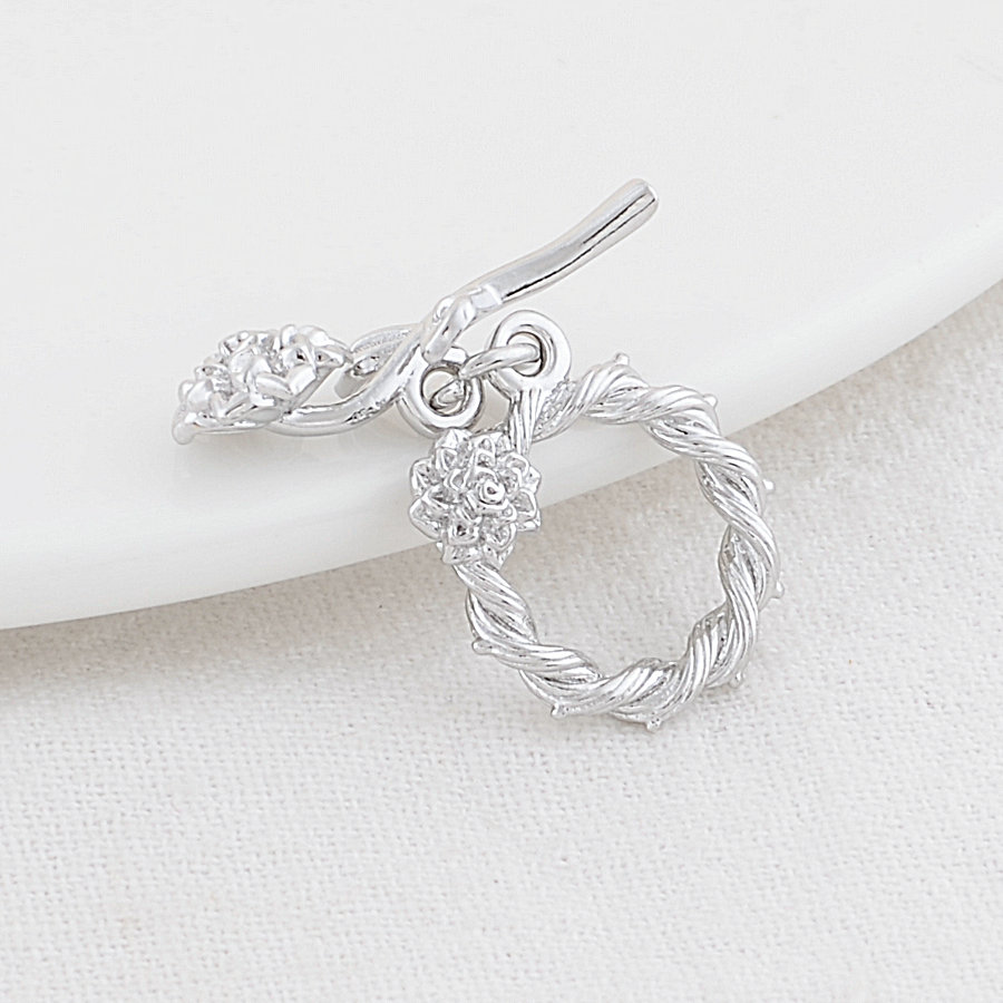 6 Sätze 16,5mm 14 Karat vergoldet Messing rundes Armband o Knebel verschlüsse Halskette verbinden Verschlüsse DIY Schmuck herstellung Lieferungen – Detail 5