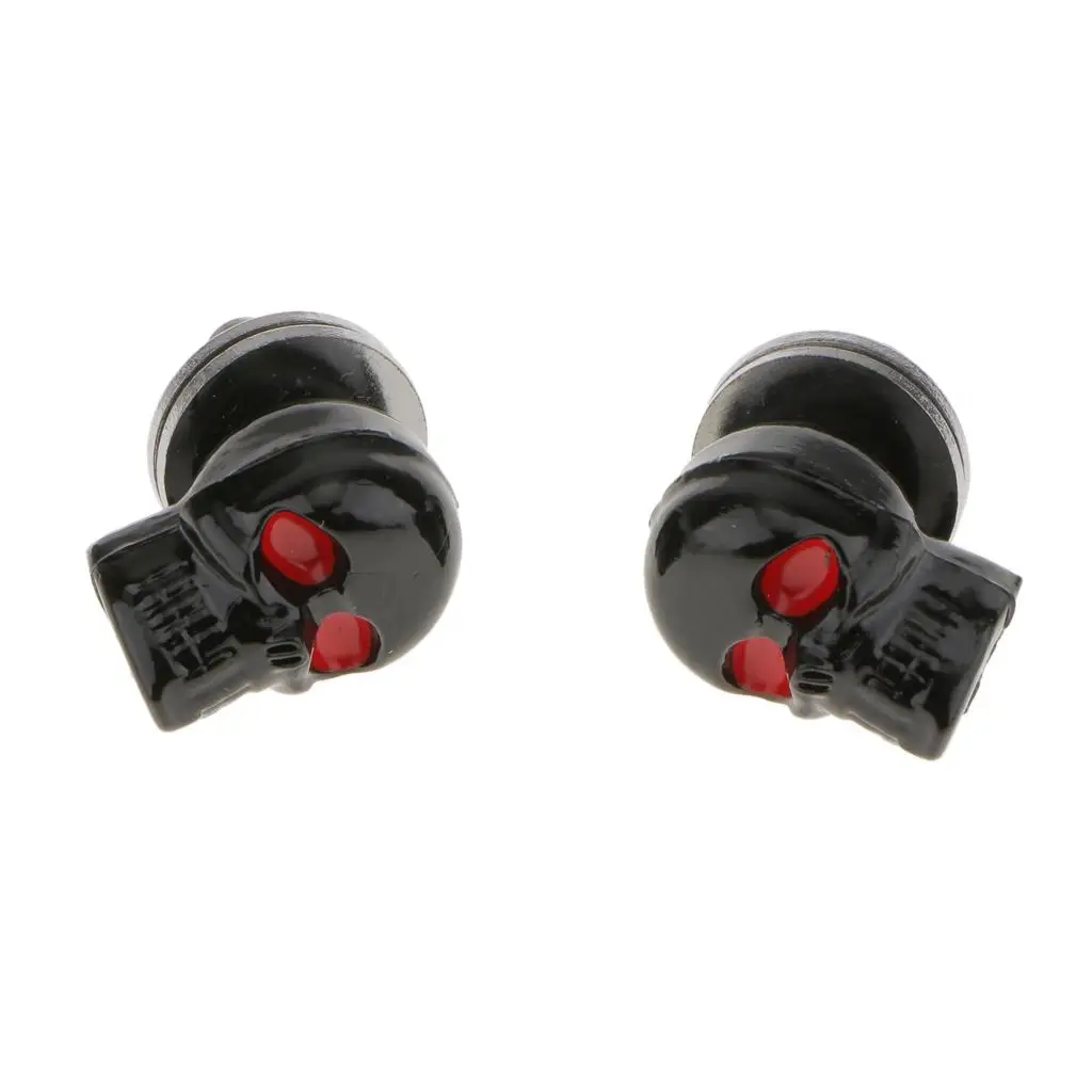 2x Car Motorcycle Plastic Skull License Plate Bolts for Motorbike Car Mounting Set Universal Fit For Any 6mm Bolt Fastener Tool 2x Car Motorcycle Plastic Skull License Plate Bolts for Motorbike Car Mounting Set Universal Fit For Any 6mm Bolt Fastener Tool
