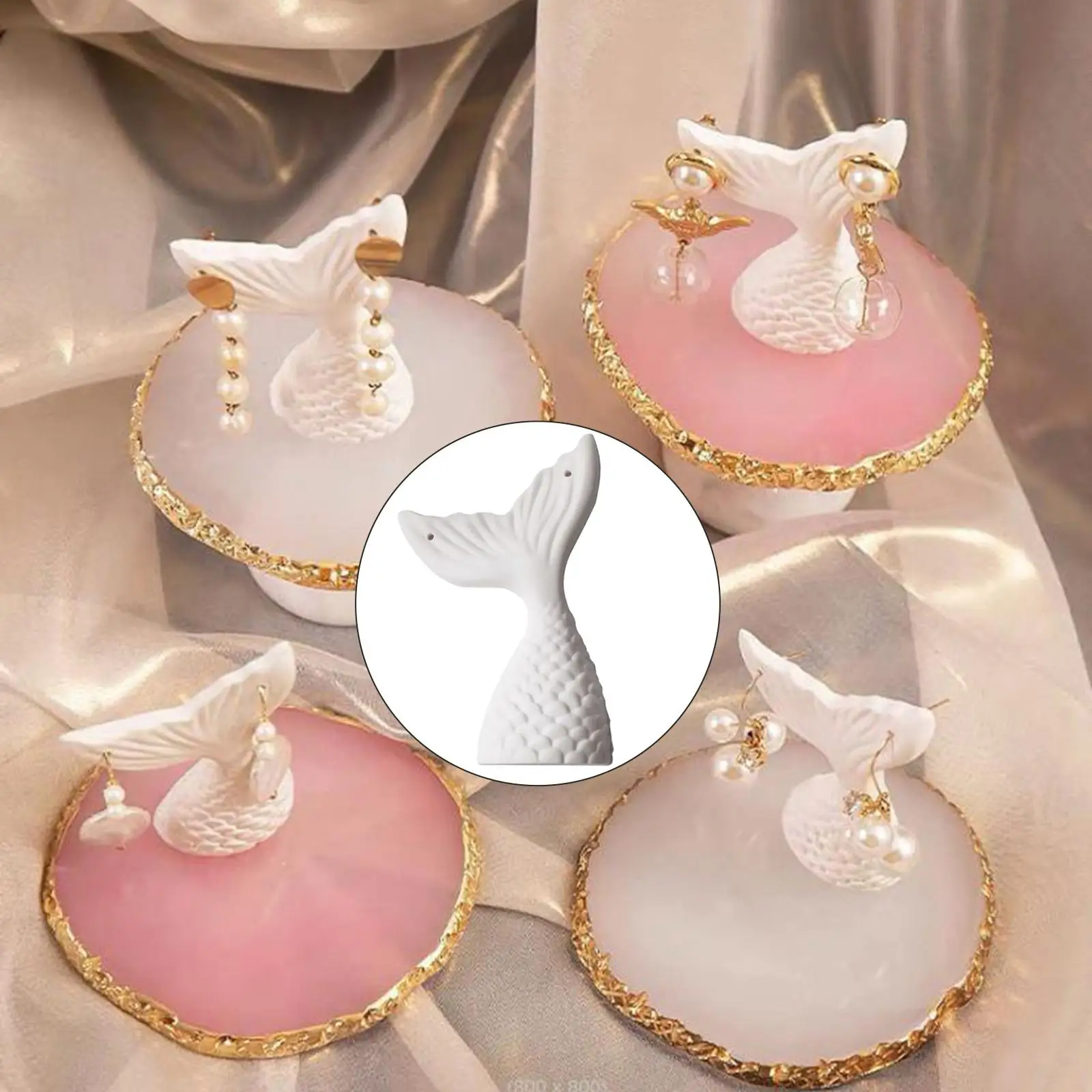 Earrings Display Stand Storage Jewelry Shelf for Ear Stud Dangling Earrings Women Store Girls