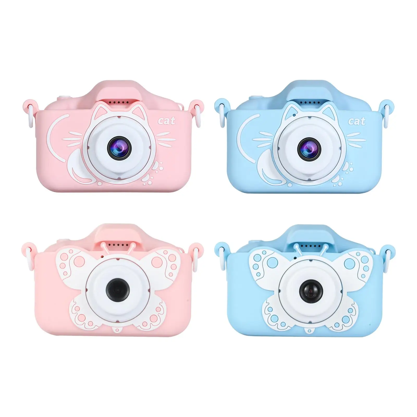Cute Digital Camera for Kids Video Recording Selfie Camera Girls Child Birthday Gift Portable Children Digital Video Cameras