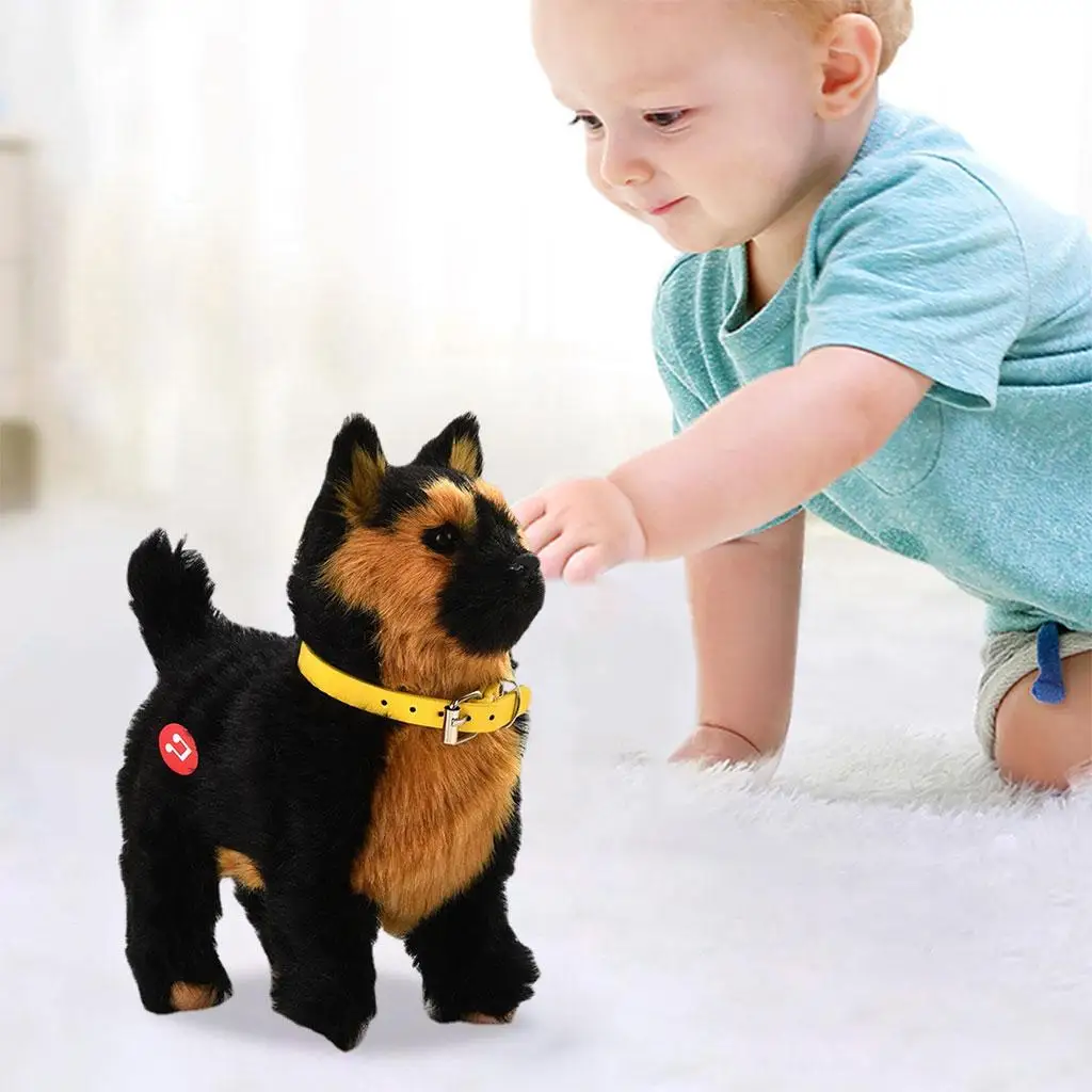 Cute Electric Dog Toy Battery Operated Birthday Gifts Interactive Toy Walking Dog Toy for Girls