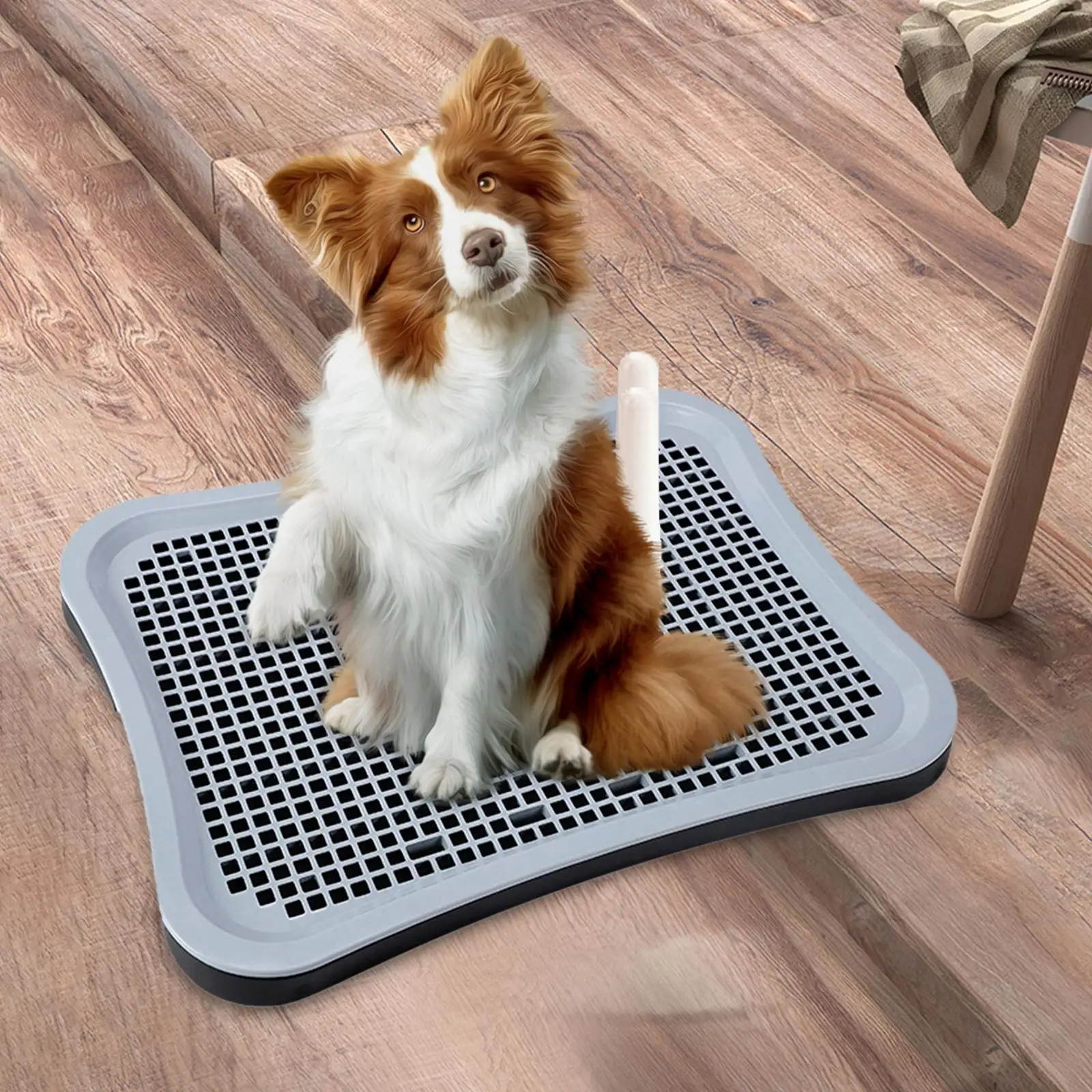 Pet Cat Training Toilet Tray Puppy Pee Tray Keep Clean Washable Anti Slip Litter