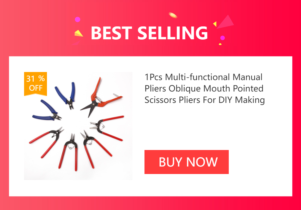 1Pcs Multi-functional Manual Pliers Oblique Mouth Pointed Scissors Pliers For DIY Making Mini Jewelry Tools Supplies Wholesale