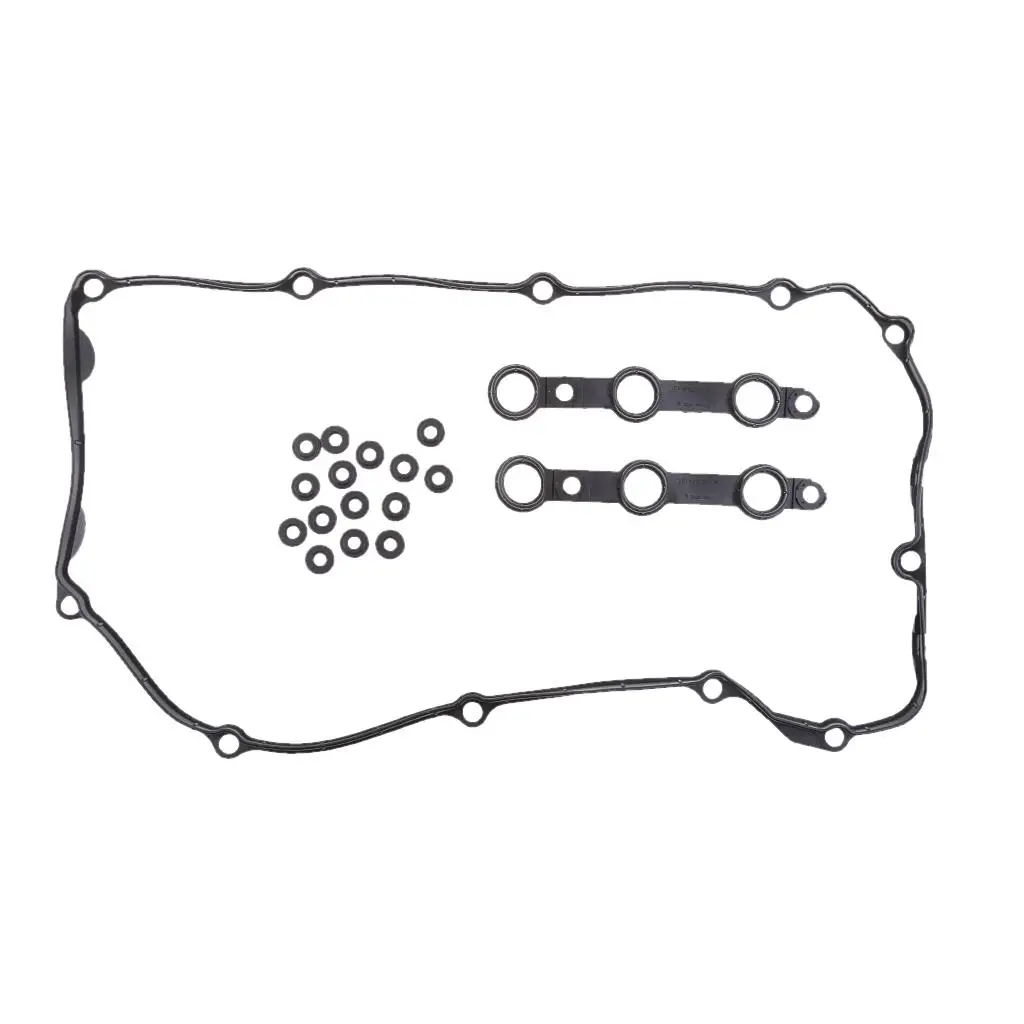 Car Cylinder Head Cover Gasket Set+15 Grommets for 328 330 528 X5