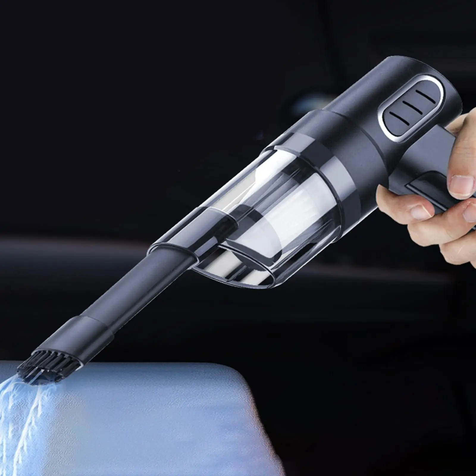 Car Vacuum Cleaner Powerful with Attachments HEPA Filter Small for Pet