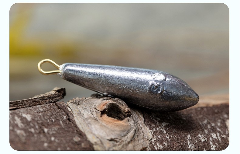 5Pcs Angeln Zubehör 30/40g Willow Blatt Typ mit Skala Starke Blei Platinen mit Ring Lange Streifen fuß Gramm Platinen Tackle – Detail 6