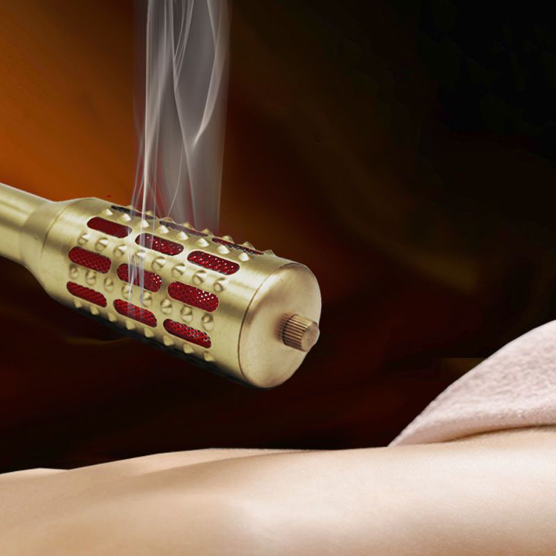 Best of High-class Moxibustion Roll Hand Held Burner Moxa Therapy Rotatable Warm Body Meridian Massager Acupoint Pressure Dual Purpose Reviews & Tips