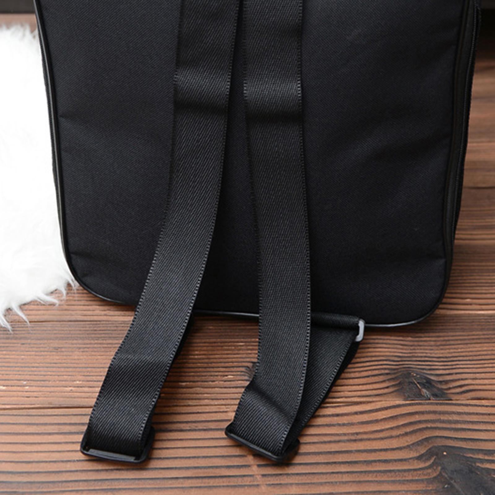 Portable Bass Accordion Backpack Wear Resistant Waterproof Durable Oxford Cloth Accordion Bag for Travel Banquet Beginners Kids