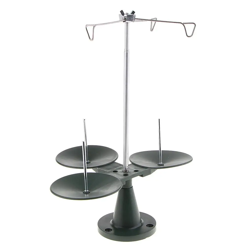 3 Cone And Spool Stand Thread Holder with Sturdy Base, for Industrial Sewing