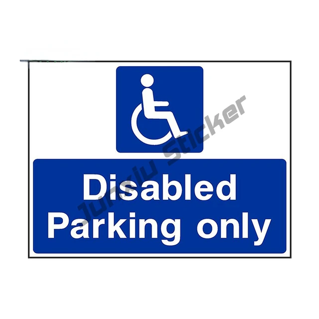 DOMI-Panneau autocollant d'accès à la rampe pour fauteuil roulant, mobilité  des handicapés, flèche avant et arrière, flèche droite des magasins -  AliExpress
