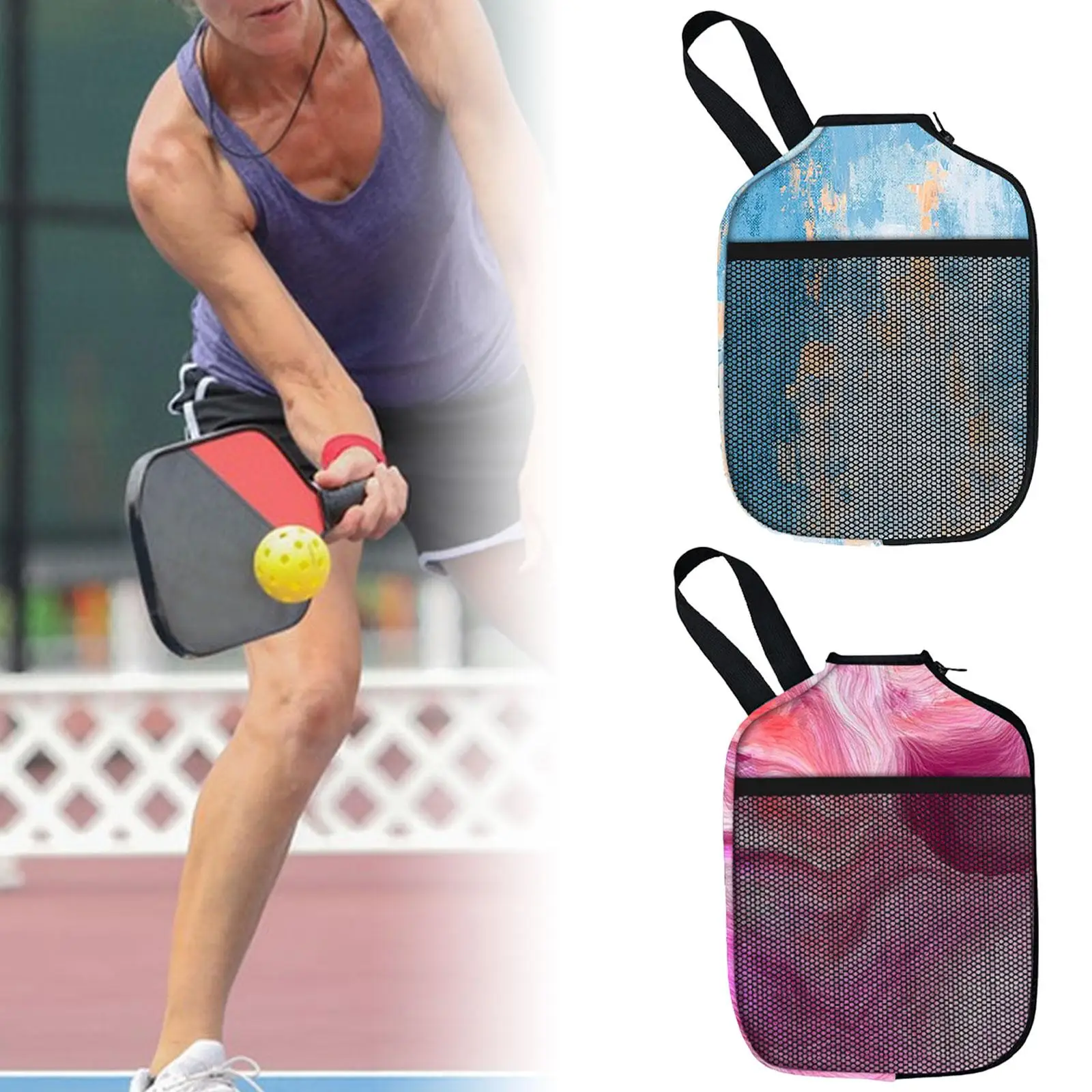 Neoprene Pickleball Paddle Cover Protective Sleeve Accessories Racket Sleeve