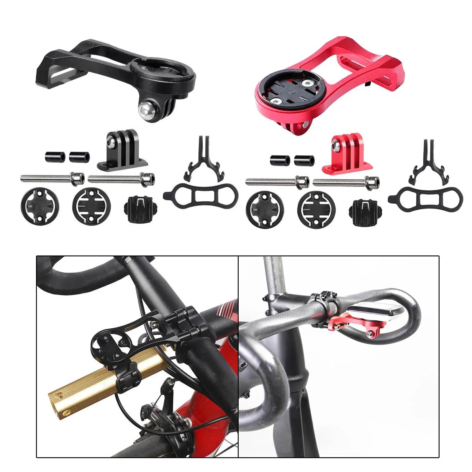 Bike GPS Computer Mount Road Bike Cycling Light Clip Camera Bracket Stem Holder Extension Headlight Adapter Bicycle Mount