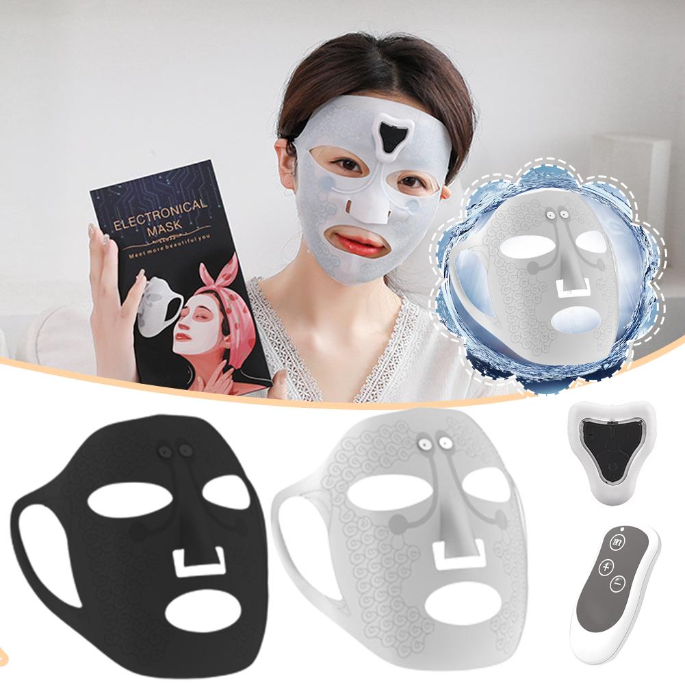 Best of Electronic Facial Mask Charging Massage Device Soft Gel Wrinkle Mask Anti Face Moisturizing Electronic Beauty Face Massager O5L8 Reviews & Tips