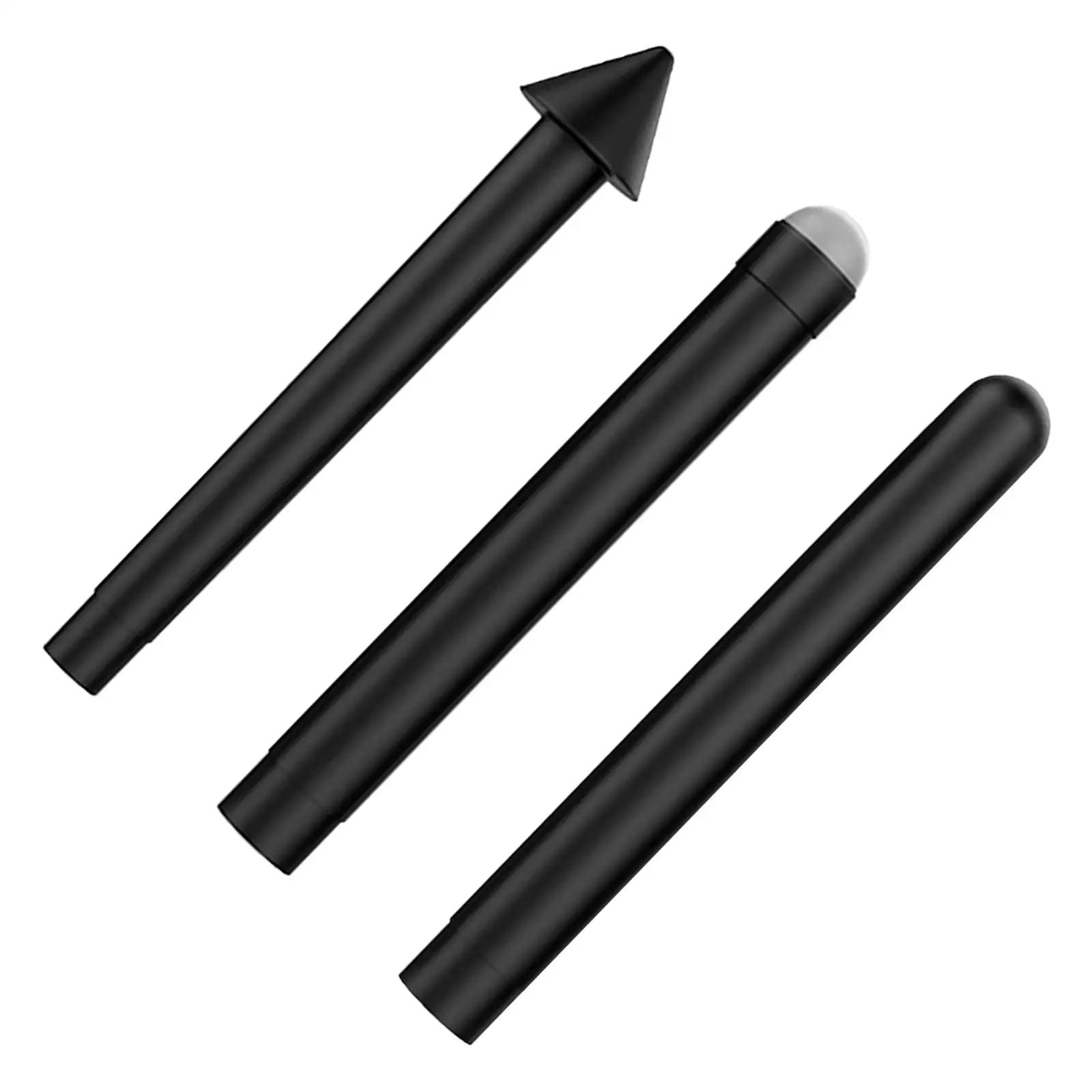 3x Flexible  Tips 2H H Smooth Writing Tablet Touch PensNibs for  Surface  6 7  Tips Replacement Black