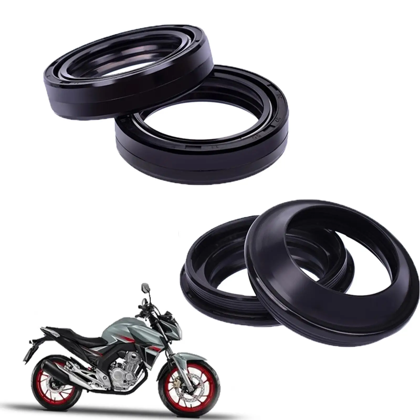 Front Fork Shock Absorber Oil Seals for Honda CBR250RA Crf150rii XR500R