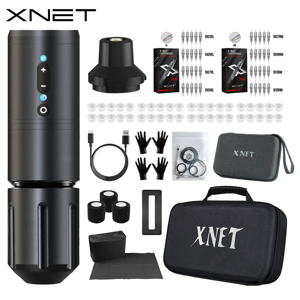 Best of XNET Tornado Wireless Tattoo Machine Kit 2000mAh Battery 4mm Stroke 40 Mixed Tattoo Refills For Tattoo Artists Reviews & Tips