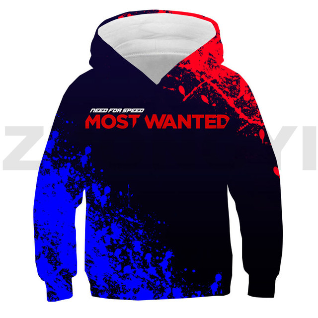 Sweat à Capuche 3D Enfant - Style Streetwear Hip Hop - Unisexe - Pour Garçons Et Filles - Taille Asian Fit