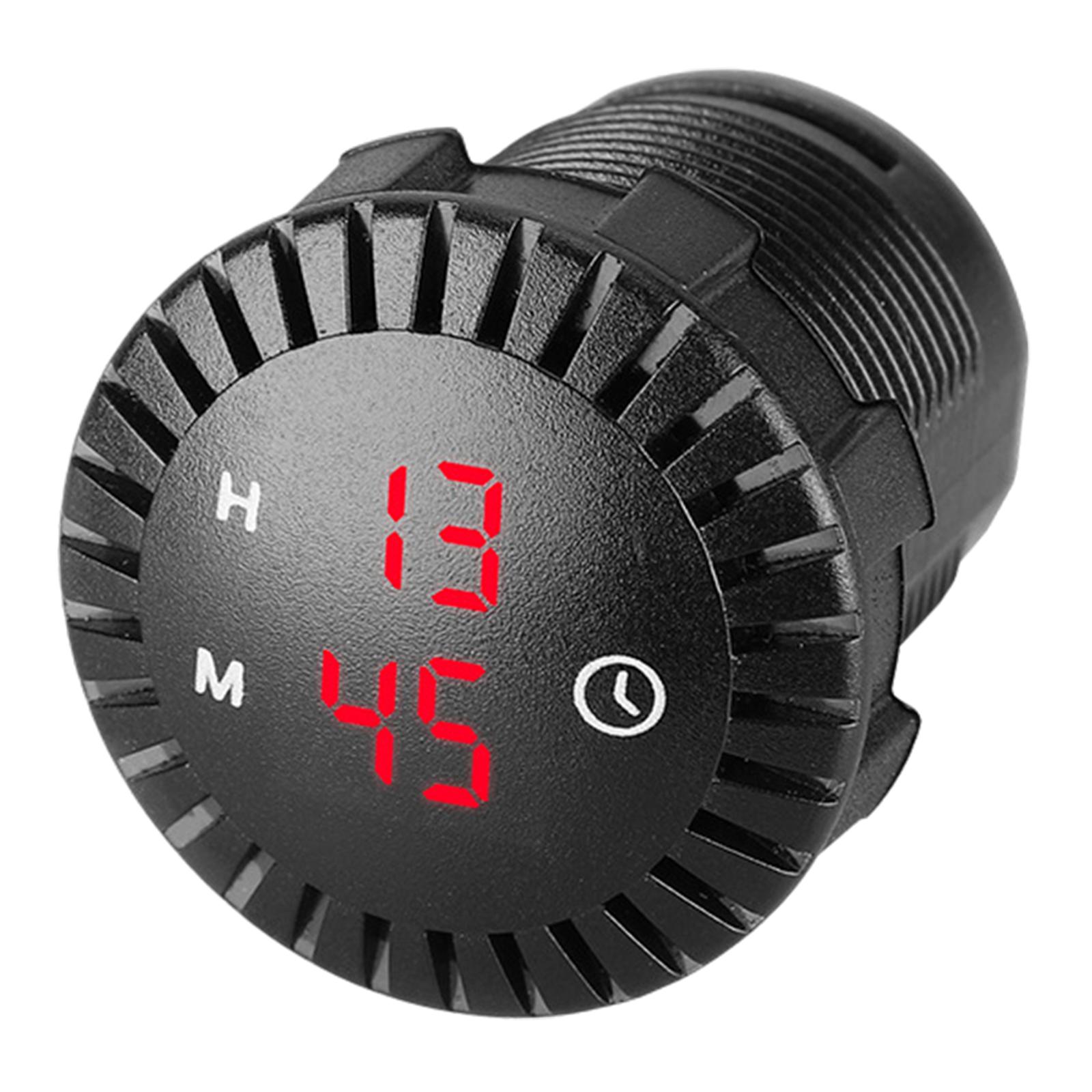 12V/24V Touch Digital Clock 24 Hours High for Car